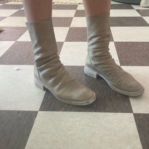 Free People Taupe Sutton Slouch Boots